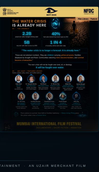 Every Living Thing — MIFF water crisis board