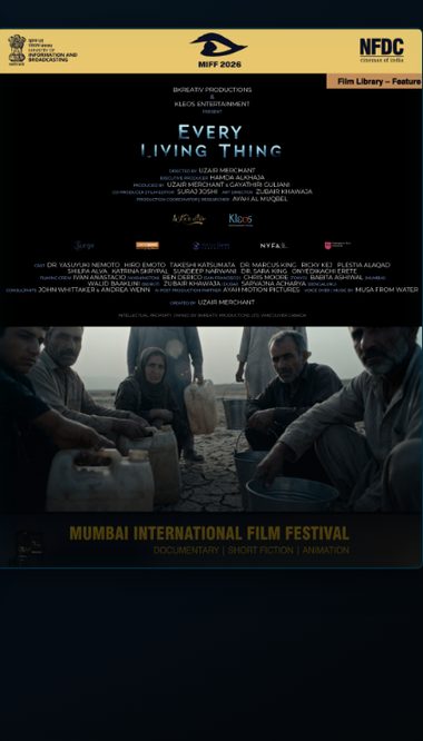 Every Living Thing — MIFF credits board