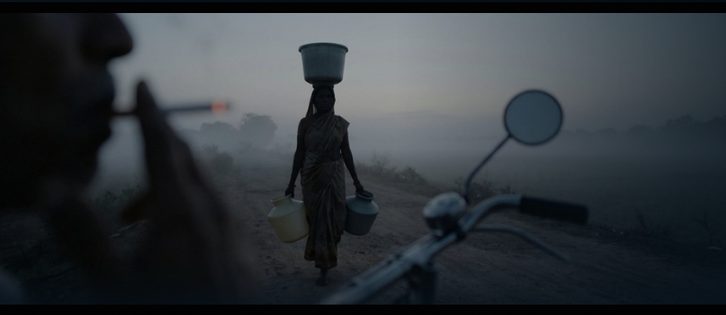 Carrying water at dawn